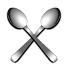 Set of 2 large spoons